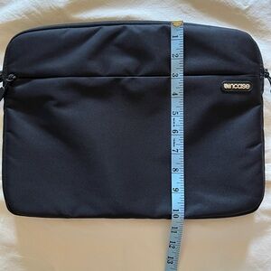 Black Incase Laptop Case With Front Pocket - Used For 13” MacBook
